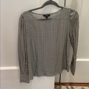 Express Small Metallic Blouse